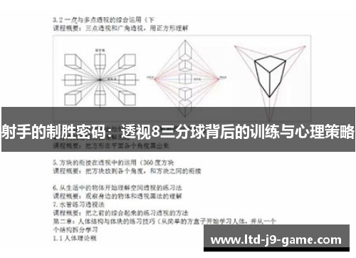 射手的制胜密码：透视8三分球背后的训练与心理策略
